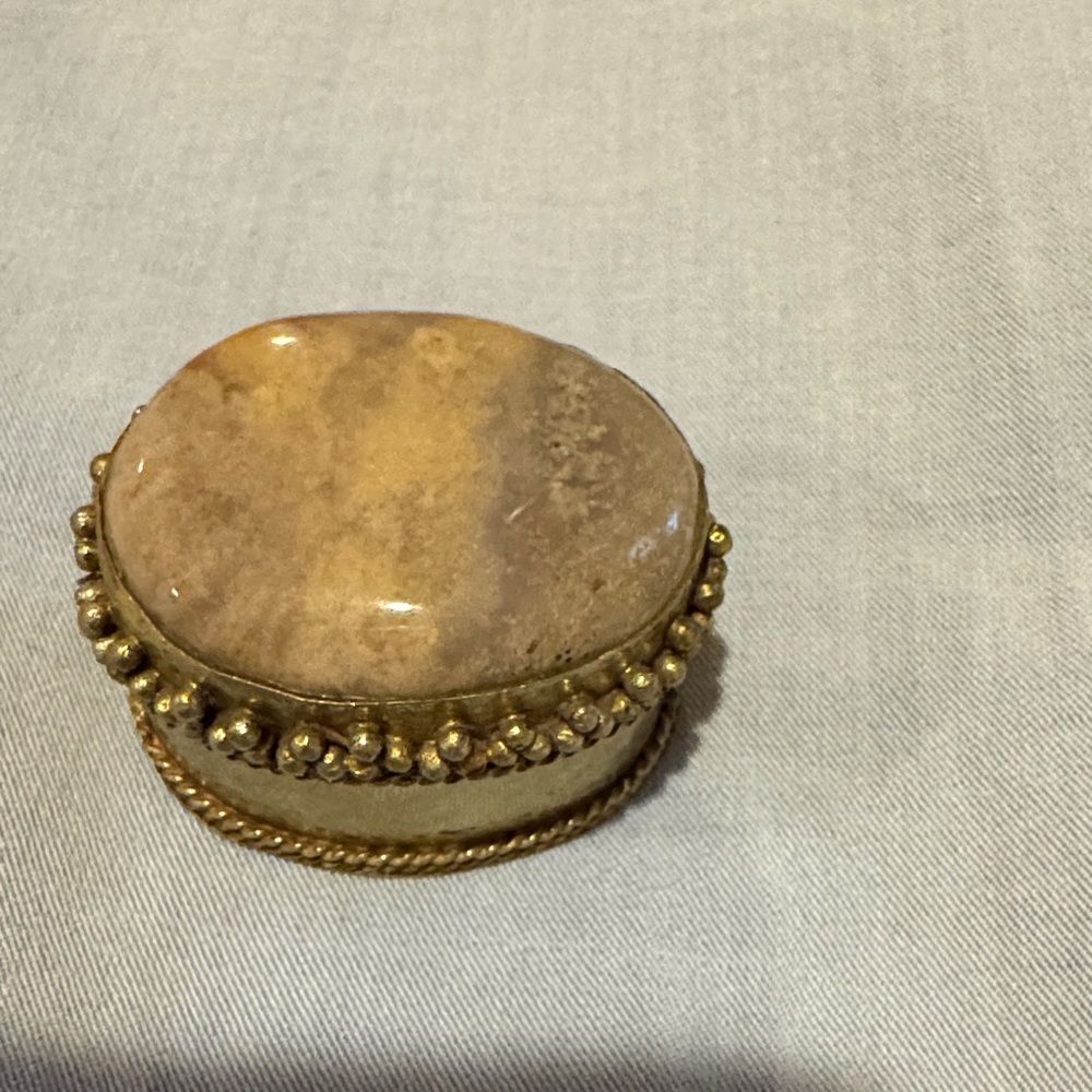 Brass Decorative Trinket Box